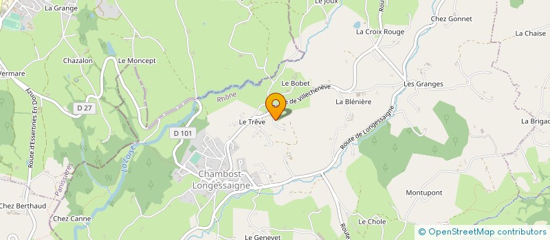 localisation de l'entreprise SERVICE MENUISERIE CONCEPT JOURNET S M C JOURNET à LONGESSAIGNE