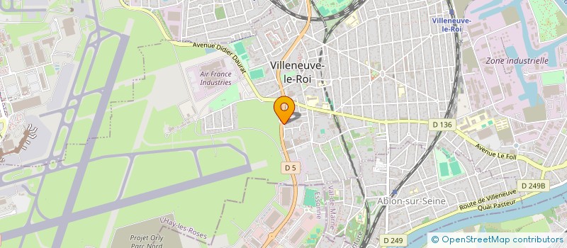 localisation de l'entreprise SERVICE MESURE GEOTECHNIQUE à VILLENEUVE-LE-ROI