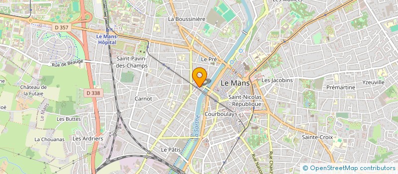localisation de l'entreprise SERVICE MINUTE à LE MANS