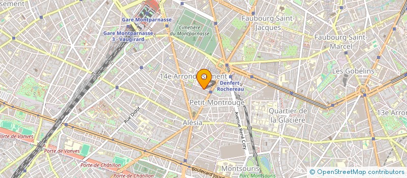 localisation de l'entreprise SERVICE MINUTE RAPIDE 14 à PARIS