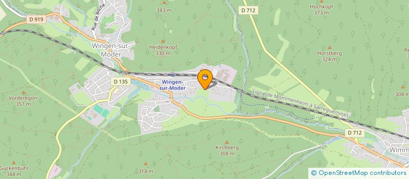 localisation de l'entreprise SERVICE MOBILITE CONSEIL  WINGEN SUR MODER