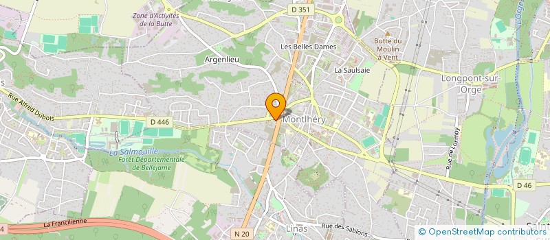 localisation de l'entreprise SERVICE MOTO à MONTLHERY