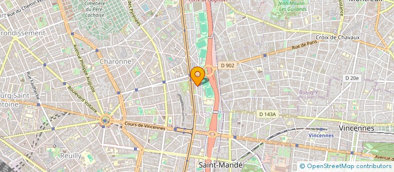 localisation de l'entreprise SERVICE MOTO  PARIS