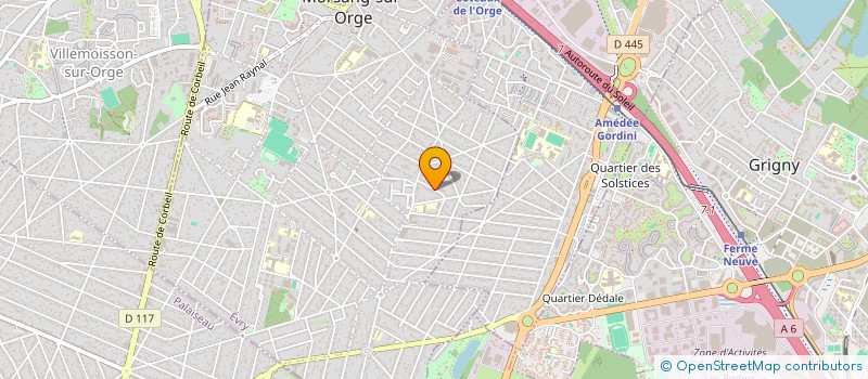 localisation de l'entreprise SERVICE MS BATIMENT  MORSANG-SUR-ORGE