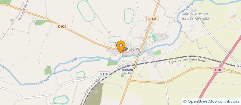 localisation de l'entreprise SERVICE MULTI DEPANNAGE SARL à NONANT-LE-PIN