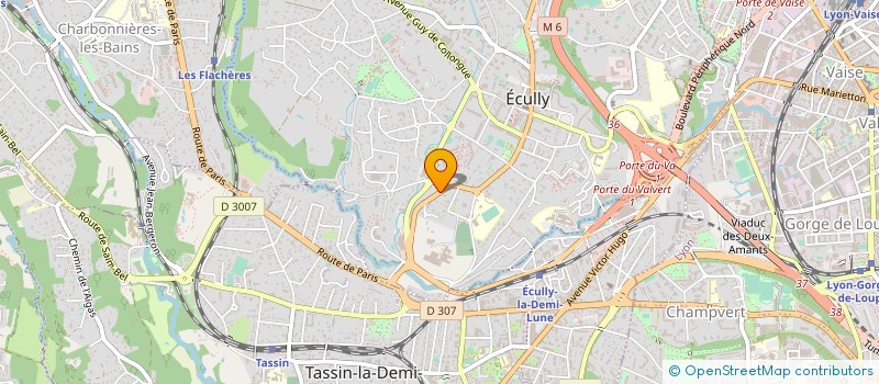 localisation de l'entreprise SERVICE NATIONAL DE POLICE SCIENTIFIQUE  ECULLY