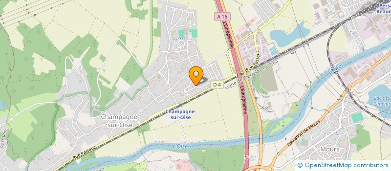 localisation de l'entreprise SERVICE & NEGOCE DE PRODUITS INDUSTRIELS à CHAMPAGNE-SUR-OISE