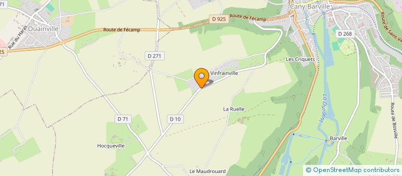 localisation de l'entreprise SERVICE NEGOCE TRANSPORT LOCATION à CANY-BARVILLE