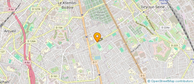 localisation de l'entreprise SERVICE NETTOIE ENTRETIEN ILE DE FRANCE à VILLEJUIF