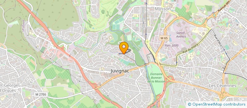 localisation de l'entreprise SERVICE NETTOYAGE 34  JUVIGNAC