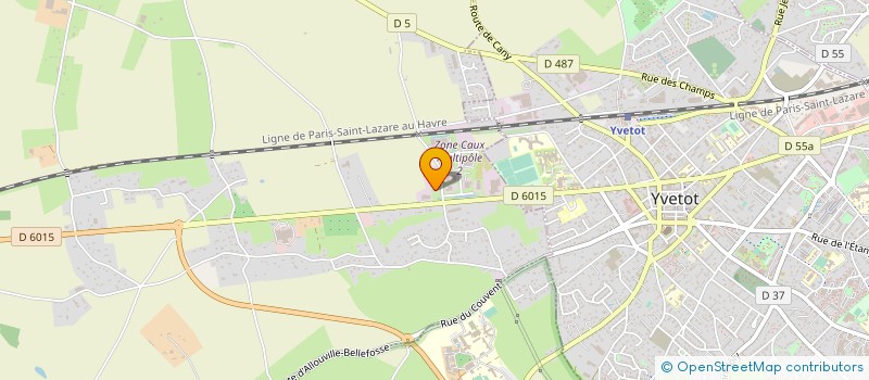 localisation de l'entreprise SERVICE NETTOYAGE ET MANUTENTION  VALLIQUERVILLE