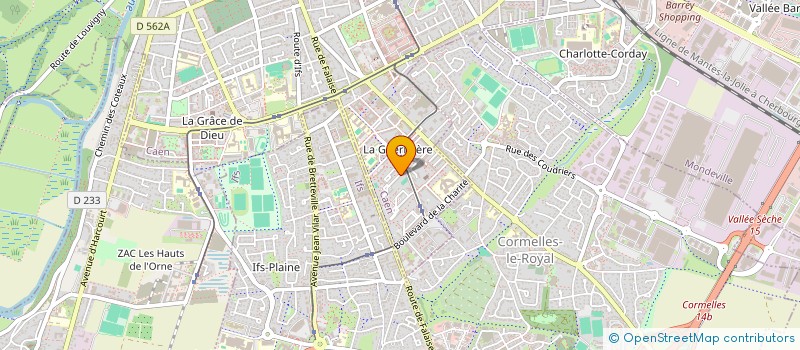 localisation de l'entreprise SERVICE NEVRALGIE à CAEN