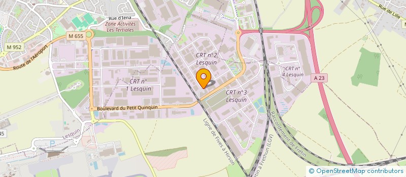 localisation de l'entreprise SERVICE NORD  FRETIN