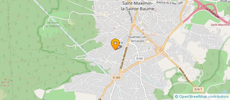 localisation de l'entreprise SERVICE O PISCINE à SAINT-MAXIMIN-LA-SAINTE-BAUME
