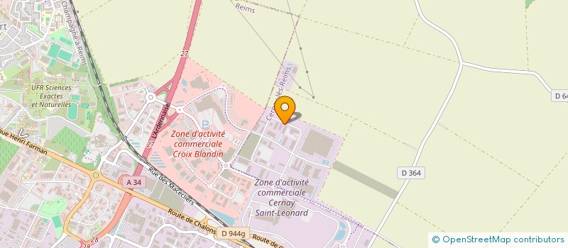 localisation de l'entreprise SERVICE OHL  CERNAY-LES-REIMS