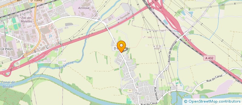 localisation de l'entreprise SERVICE PARE BRISE  THIL