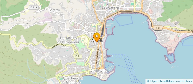 localisation de l'entreprise SERVICE PHOTOCOP ENTRETIEN & DISTRIBUTIO à AJACCIO