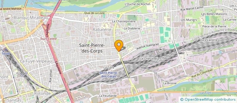 localisation de l'entreprise SERVICE PIECES ELECTRO MENAGER à SAINT-PIERRE-DES-CORPS
