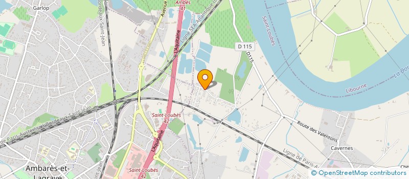 localisation de l'entreprise SERVICE PLOMBERIE CHAUFFAGE  SAINT-LOUBES