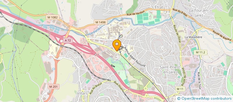 localisation de l'entreprise SERVICE PLUS  SAINT-PRIEST-EN-JAREZ