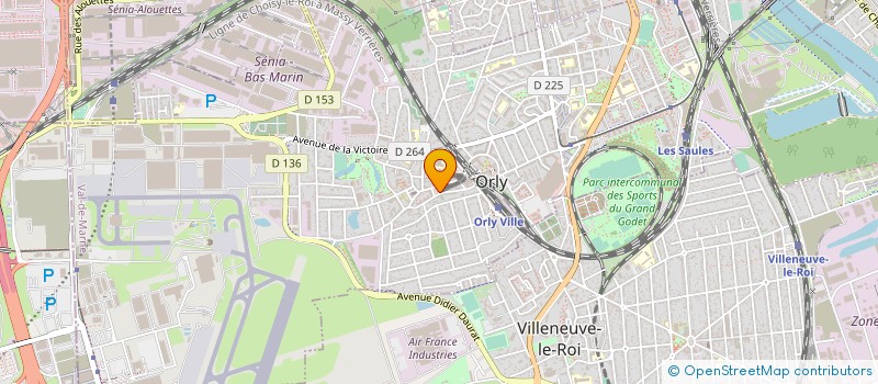 localisation de l'entreprise SERVICE PLUS à ORLY