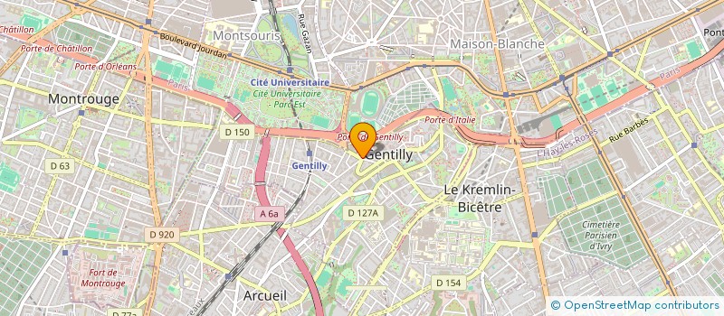 localisation de l'entreprise SERVICE PLUS à GENTILLY