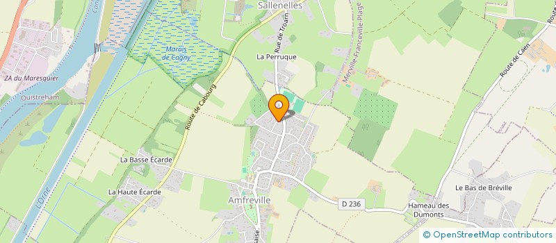 localisation de l'entreprise SERVICE PLUS  AMFREVILLE