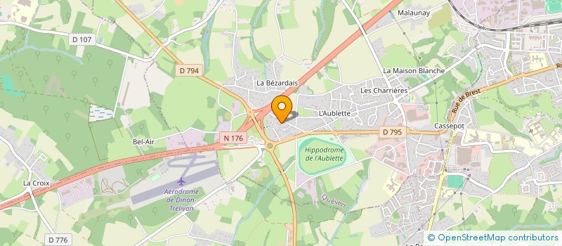localisation de l'entreprise SERVICE PLUS à QUEVERT