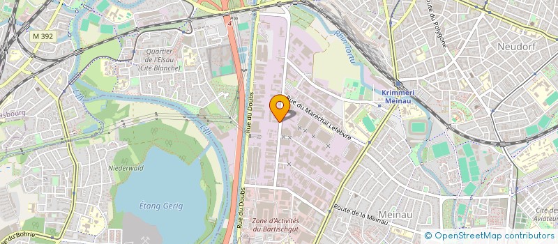 localisation de l'entreprise SERVICE PLUS à STRASBOURG