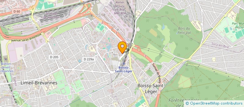 localisation de l'entreprise SERVICE PLUS à BOISSY-SAINT-LEGER