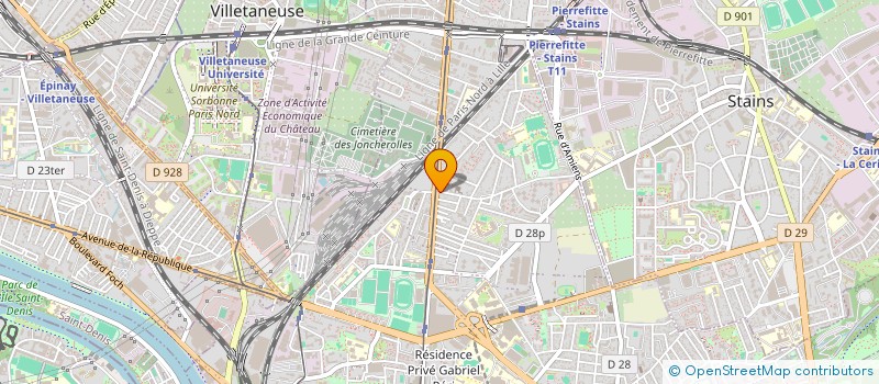localisation de l'entreprise SERVICE PLUS à PIERREFITTE-SUR-SEINE
