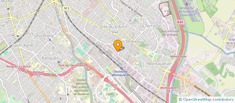 localisation de l'entreprise SERVICE PLUS BATIMENT à TOULOUSE