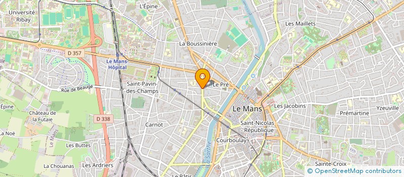 localisation de l'entreprise SERVICE PLUS CONSEIL à LE MANS