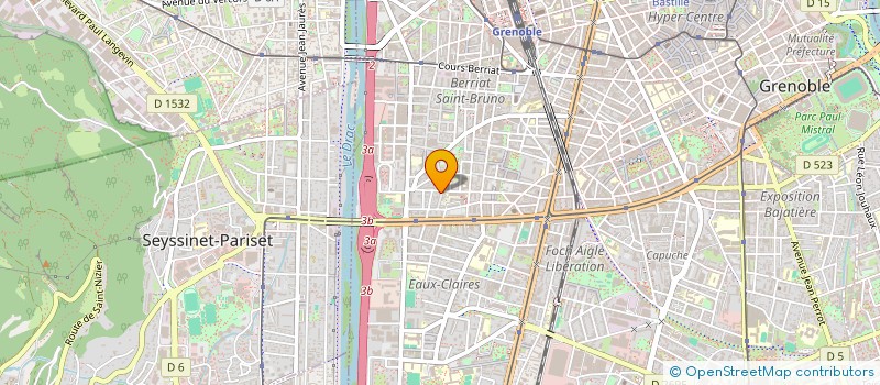 localisation de l'entreprise SERVICE PLUS DISTRIBUTION à GRENOBLE