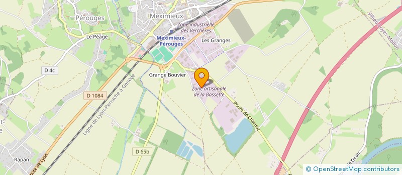 localisation de l'entreprise SERVICE POMPAGE à MEXIMIEUX