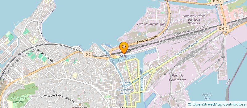 localisation de l'entreprise SERVICE PRESTIGE SECURITE  SETE