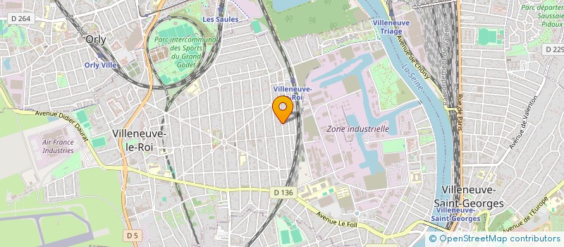 localisation de l'entreprise SERVICE PREVENTION LEVAGE à VILLENEUVE-LE-ROI