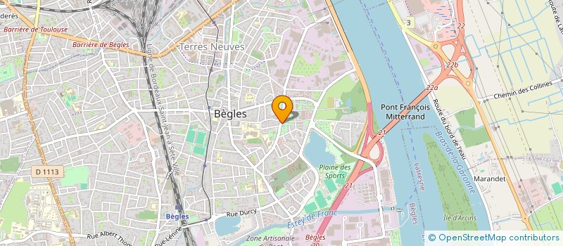 localisation de l'entreprise SERVICE PREVENTION SPECIALISEE DE BEGLES à BEGLES