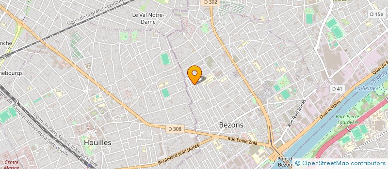 localisation de l'entreprise SERVICE PRO  BEZONS