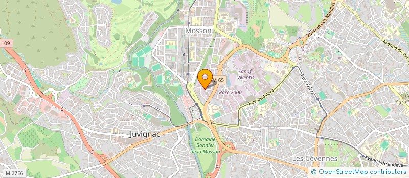 localisation de l'entreprise SERVICE PROAGRICOLE  LUNEL