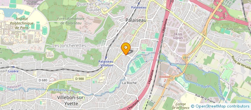 localisation de l'entreprise SERVICE PROJECT RAVALEMENT BATIMENT  PALAISEAU