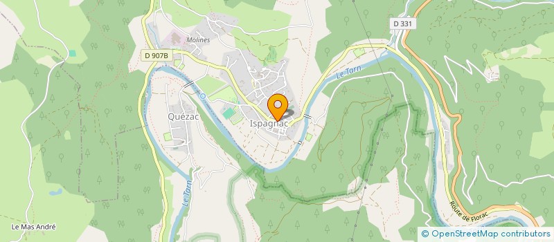 localisation de l'entreprise SERVICE PROPAGANDE à GORGES DU TARN CAUSSES
