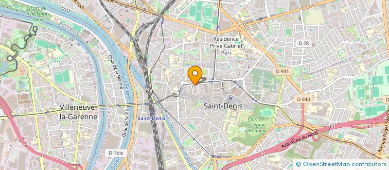 localisation de l'entreprise SERVICE PROTECTION GARDIENNAGE  SAINT-DENIS