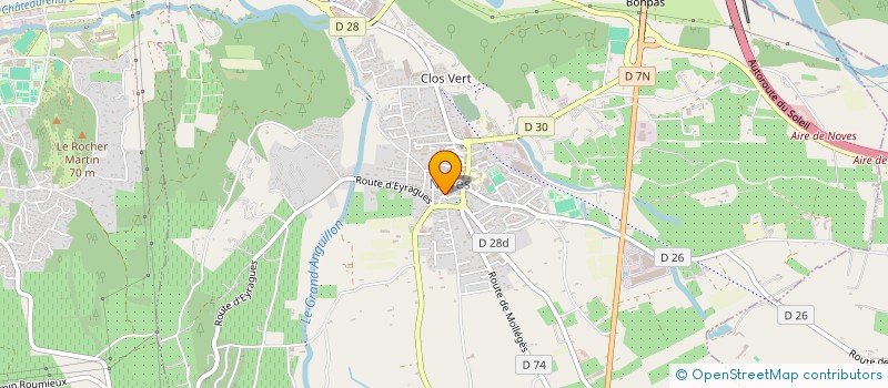 localisation de l'entreprise SERVICE PROVENCE FERMETURE à NOVES