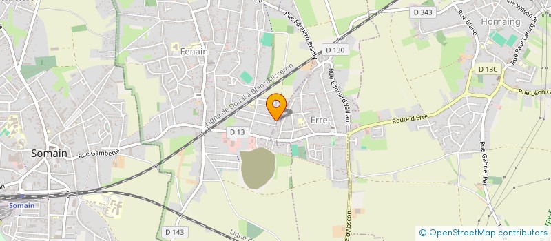 localisation de l'entreprise SERVICE PROXIMITE ACCOMPAGNE MOBILITE  FENAIN