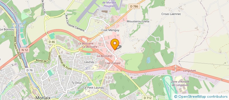 localisation de l'entreprise SERVICE PUBLIC DE L'EAU - AN DOUR à MORLAIX