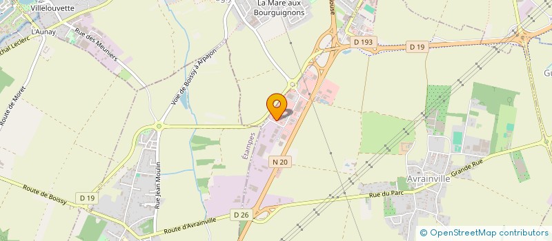 localisation de l'entreprise SERVICE QUALIPOSE  AVRAINVILLE