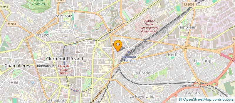 localisation de l'entreprise SERVICE RAPIDE 63  CLERMONT-FERRAND