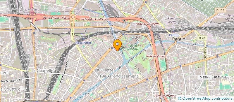 localisation de l'entreprise SERVICE RAPIDE INTERNATIONAL  PARIS