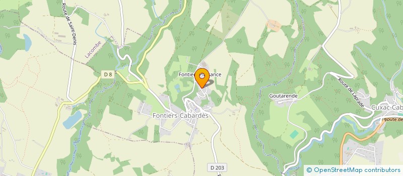 localisation de l'entreprise SERVICE REMPLACEMENT MONTAGNE NOIRE  FONTIERS-CABARDES